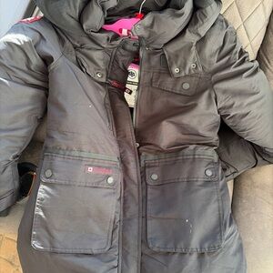 CANADA WeatherGear NWT Women’s Sz Medium Black Fur Lined Softshell Jacket